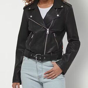 Levi's® Women's Belted Moto Jacket Faux Leather